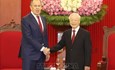 Tổng Bí thư Nguyễn Phú Trọng tiếp Bộ trưởng Ngoại giao Liên bang Nga Sergey Lavrov