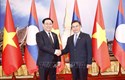 Chủ tịch Quốc hội Vương Đình Huệ hội đàm với Chủ tịch Quốc hội Lào Saysomphone Phomvihane