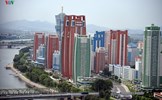 Thủ đô Bình Nhưỡng (Triều Tiên) đẹp ấn tượng từ góc nhìn trên cao