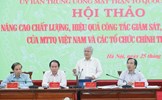 MTTQ Việt Nam phát huy vai trò đại diện, bảo vệ quyền và lợi ích hợp pháp, chính đáng của Nhân dân trong thời kỳ mới