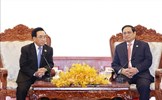 Thủ tướng Phạm Minh Chính gặp Thủ tướng Lào Phankham Viphavanh 