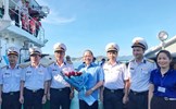 Vùng 4 Hải quân tổ chức Lễ tiễn Đoàn công tác số 12 thăm và làm việc tại Trường Sa