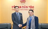 Bộ trưởng, Chủ nhiệm Ủy ban Dân tộc Hầu A Lềnh tiếp Đoàn đại biểu cấp cao Hội đồng Quốc gia Mặt trận Đoàn kết Phát triển Tổ quốc Campuchia