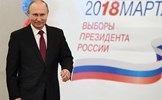 Ông Putin thắng áp đảo, tái đắc cử Tổng thống Nga