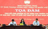 Tìm giải pháp xây dựng Ban Thường trực Ủy ban MTTQ Việt Nam cấp xã
