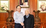 Chủ tịch Trần Thanh Mẫn chúc Tết nguyên lãnh đạo Đảng, Nhà nước