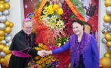 Chủ tịch Quốc hội Nguyễn Thị Kim Ngân thăm Tòa Tổng Giám mục Huế
