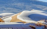 Tuyết phủ trắng vùng sa mạc nóng nhất Trái đất Sahara