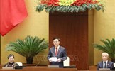 Chủ tịch Quốc hội Vương Đình Huệ điều hành phiên họp đầu tiên