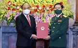 Chủ tịch nước trao Quyết định bổ nhiệm Tổng Tham mưu trưởng QÐND Việt Nam