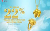 Ưu đãi tưng bừng, mừng diện mạo mới - siêu sale tới 22% trang sức vàng 24K
