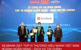 SeABank nằm trong Top 25 Thương hiệu tài chính dẫn đầu và Top 10 Thương hiệu mạnh Việt Nam ngành ngân hàng - dịch vụ tài chính