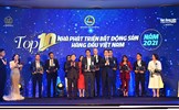 Văn Phú - Invest được vinh danh thương hiệu bất động sản dẫn đầu Việt Nam năm 2021