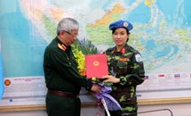 Chân dung nữ sỹ quan đầu tiên của VN tham gia lực lượng gìn giữ hòa bình LHQ