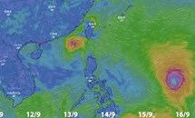 Bão số 5 và siêu bão Mangkhut sẽ gây mưa cực lớn khắp Bắc Bộ