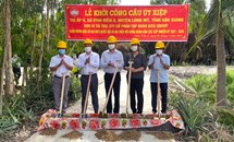 KITA Group tài trợ 300 triệu đồng xây dựng cầu dân sinh tại huyện Long Mỹ, Hậu Giang