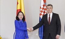 Phó Chủ tịch nước Võ Thị Ánh Xuân hội kiến Tổng thống Croatia 