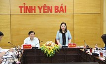 Phó Chủ tịch Nguyễn Hữu Dũng kiểm tra hoạt động Vì sự tiến bộ của phụ nữ tại tỉnh Yên Bái