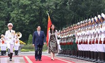 Thủ tướng Phạm Minh Chính chủ trì lễ đón Thủ tướng New Zealand