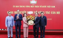 Bổ nhiệm Trưởng Ban Tổ chức - Cán bộ Cơ quan UBTƯ MTTQ Việt Nam