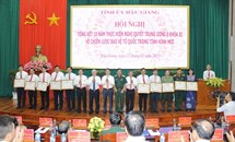 Chủ tịch Đỗ Văn Chiến dự Hội nghị tổng kết 10 năm thực hiện Nghị quyết Trung ương 8 (khóa XI) tại tỉnh Hậu Giang