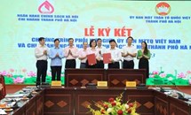 Ủy ban MTTQ TP Hà Nội ký kết Chương trình phối hợp chăm lo cho người nghèo