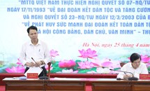 Chương trình hành động và kế hoạch của MTTQ Việt Nam trong thực hiện Nghị quyết số 07-NQ/TW và Nghị quyết 23-NQ/TW