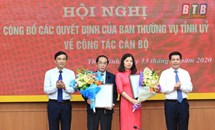 Bắc Ninh, Thái Bình, Thái Nguyên và Hải Phòng công bố nhân sự mới