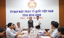 Công nhận chức danh Phó Chủ tịch Ủy ban MTTQ Việt Nam tỉnh Bình Định