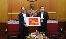 Tấm lòng từ nước bạn Lào gửi tới người dân miền Trung Việt Nam