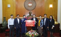 Tiếp nhận 10 tỷ đồng tỉnh Thái Nguyên ủng hộ các tỉnh miền Trung, Tây Nguyên