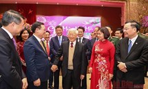 Tổng Bí thư, Chủ tịch nước Nguyễn Phú Trọng chúc Tết Đảng bộ, chính quyền và nhân dân Thủ đô Hà Nội
