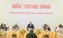 Thủ tướng Nguyễn Xuân Phúc đối thoại với các doanh nhân, trí thức tiêu biểu