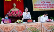 Phó Chủ tịch Trương Thị Ngọc Ánh tiếp xúc cử tri tại TP. Cần Thơ