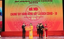 Thêm 55 tỷ đồng ủng hộ Hà Nội mua vắc-xin phòng Covid-19 từ Tập đoàn Sun Group