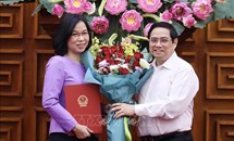 Thủ tướng trao Quyết định bổ nhiệm Tổng Giám đốc TTXVN cho bà Vũ Việt Trang
