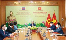 Thúc đẩy hợp tác giữa Ban Tuyên giáo Trung ương và Ban Tuyên huấn Trung ương Đảng Nhân dân Campuchia
