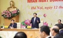 Thủ tướng Phạm Minh Chính gặp mặt doanh nhân nhân ngày Doanh nhân Việt Nam