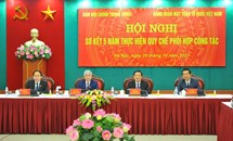 Sơ kết 5 năm thực hiện Quy chế phối hợp giữa Ban Nội chính Trung ương và Đảng đoàn MTTQ Việt Nam