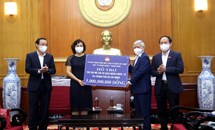 UBTƯ MTTQ Việt Nam hỗ trợ trẻ em mồ côi do dịch bệnh tại TP. Hồ Chí Minh số tiền 5 tỷ đồng
