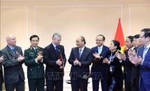 Chủ tịch nước gặp gỡ Hội hữu nghị Nga - Việt và Hội Cựu chiến binh Nga thời chiến tranh tại Việt Nam