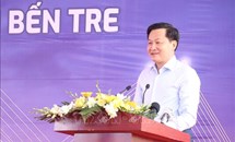 Phó Thủ tướng Lê Minh Khái phát lệnh khởi công xây dựng cầu Rạch Miễu 2