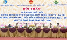 Hội thảo triển khai thực hiện Chương trình MTQG phát triển KT-XH vùng DTTS, miền núi khu vực Đồng bằng sông Cửu Long