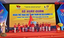 Tưng bừng Lễ xuất quân của đoàn thể thao Việt Nam dự SEA Games 31