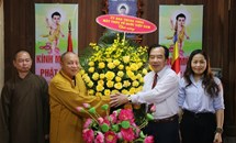 Phó Chủ tịch Ngô Sách Thực chúc mừng Đại lễ Phật đản năm 2022 tại chùa Liên Phái