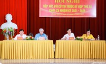 Chủ tịch Đỗ Văn Chiến tiếp xúc cử tri tại tỉnh Nghệ An trước Kỳ họp thứ 3, Quốc hội khóa XV