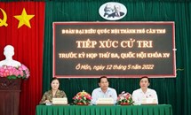 Phó Chủ tịch Trương Thị Ngọc Ánh tiếp xúc cử tri tại huyện Thới Lai và quận Ô Môn, TP. Cần Thơ