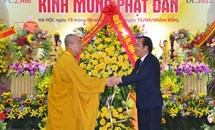 Phó Chủ tịch Ngô Sách Thực tham dự Đại lễ Phật đản Phật lịch 2566