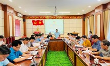 Phó Chủ tịch Nguyễn Hữu Dũng khảo sát tình hình thực hiện chính sách về tài chính trong hệ thống MTTQ tỉnh Lào Cai