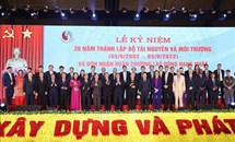 Tổng Bí thư Nguyễn Phú Trọng gửi Thư chúc mừng Bộ Tài nguyên và Môi trường